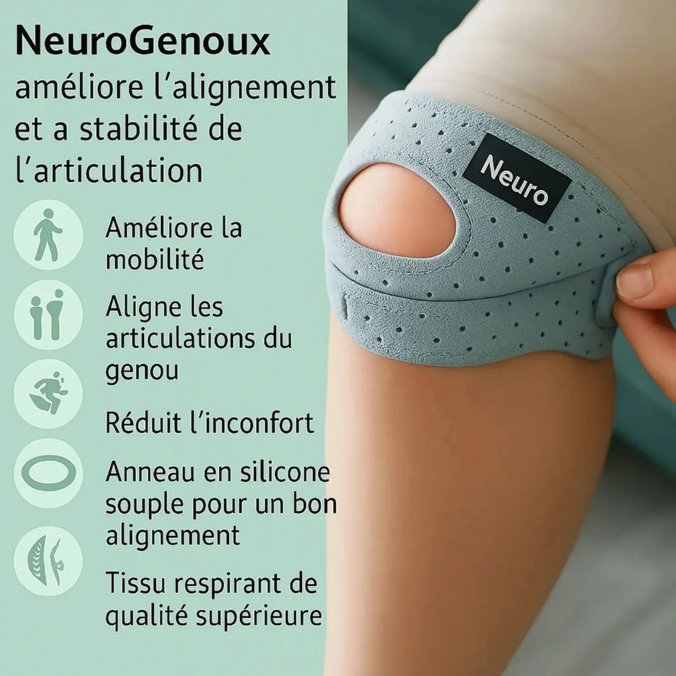 Genouillère rotulienne NeuroGenoux - Image 4