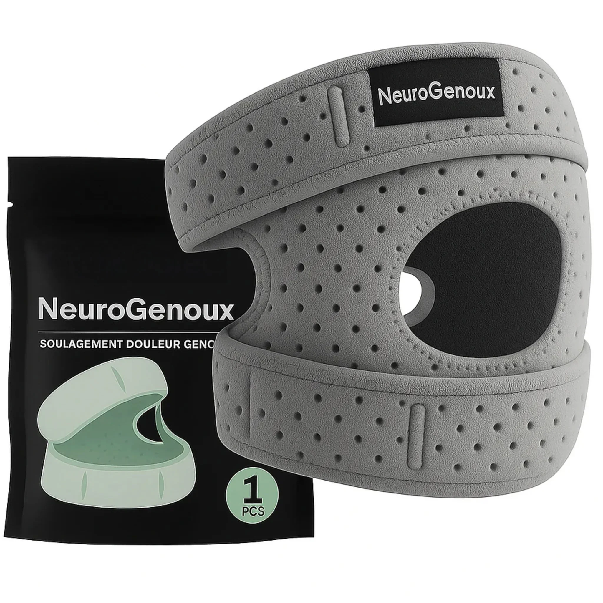 Genouillère Rotulienne NeuroGenoux — Réalignez l'Articulation du Genou Pendant vos Mouvements - Image 7